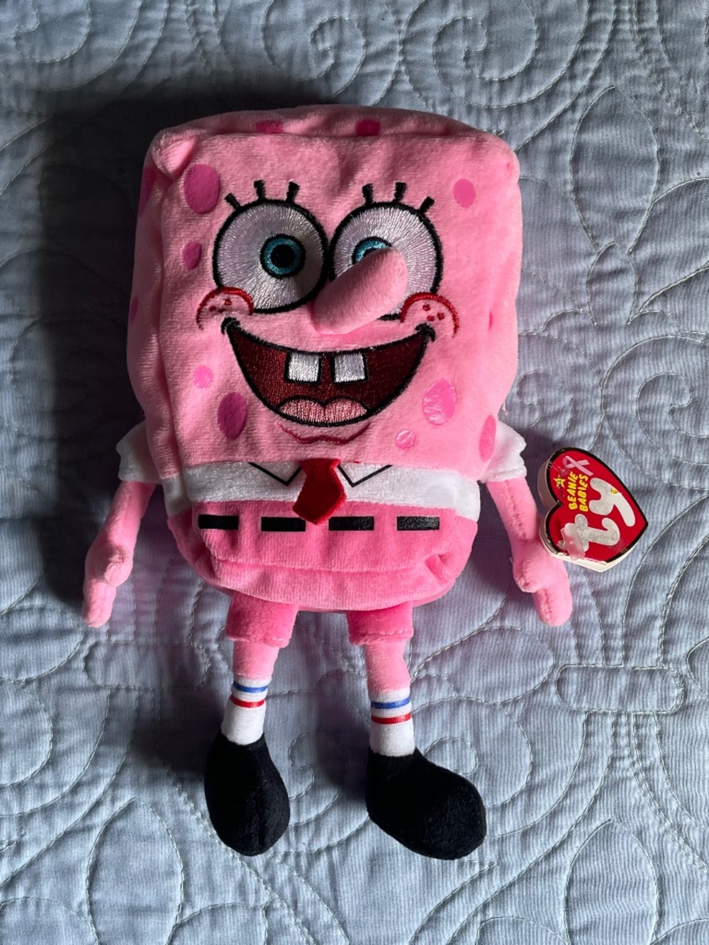 Ty pink SpongeBob plush